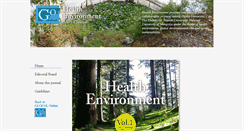 Desktop Screenshot of healthenvironment-journal.net